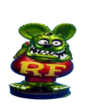 ロッド rat.fink RAT FINK RAD RODS SONIC SCREAM 1990 vintage figure car sealed ED