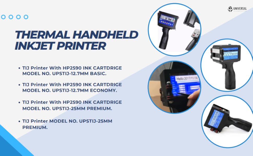 Thermal Handheld Inkjet Printer