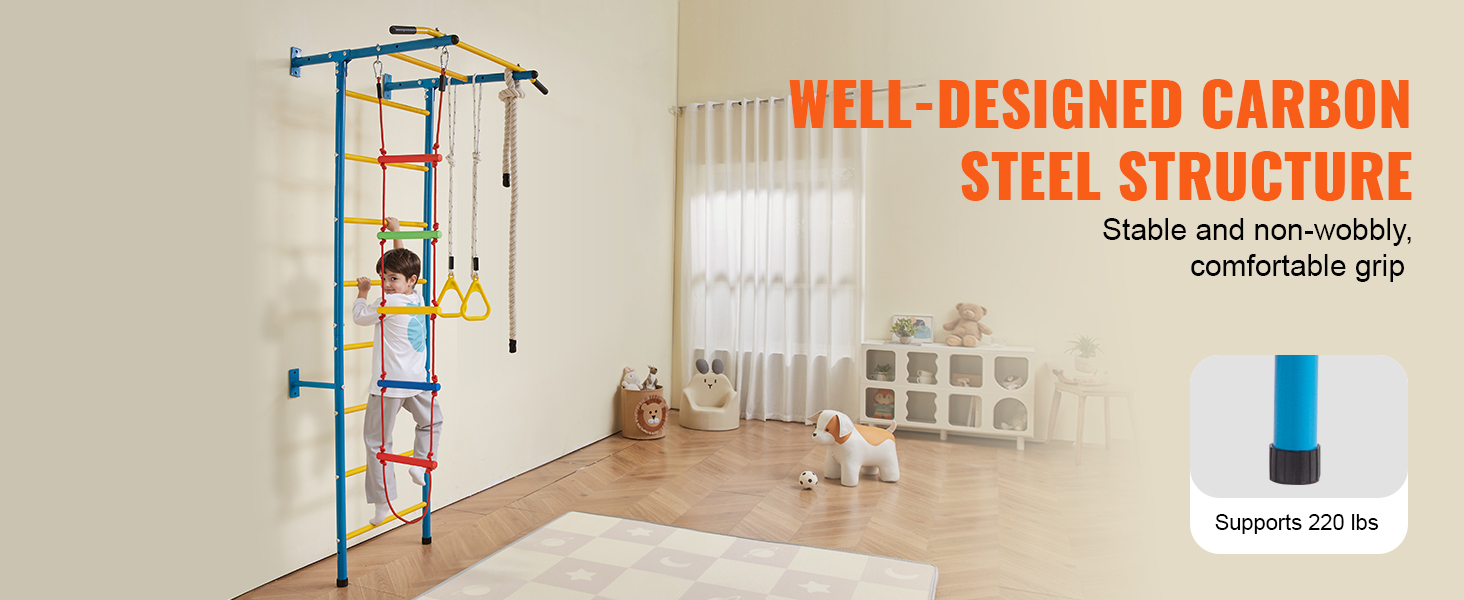 metal indoor kids gym for exercise