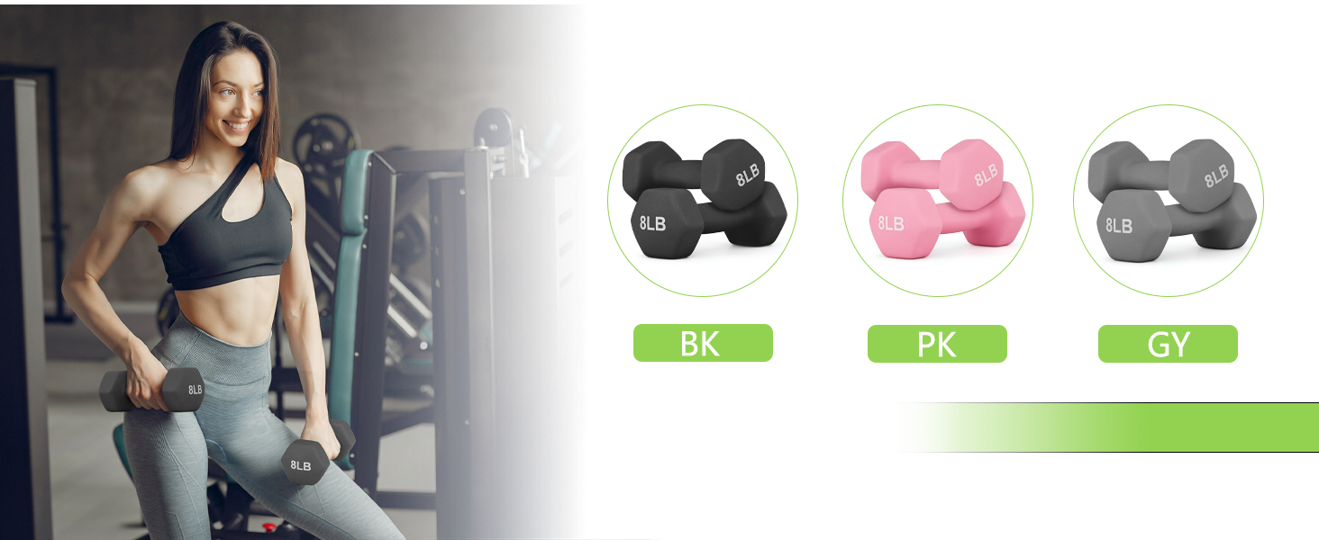 Dumbbell weight 8lb