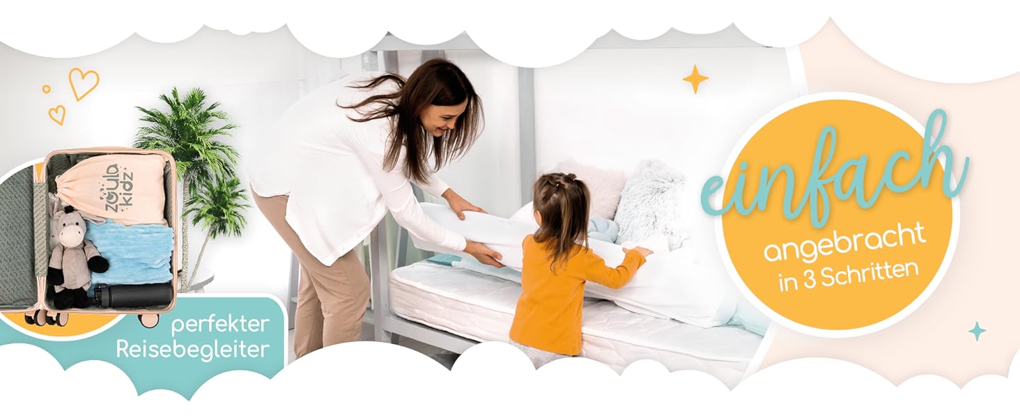 Rausfallschutz Bett aufblasbar