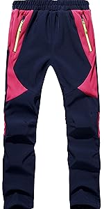 girls fleece hiking pants