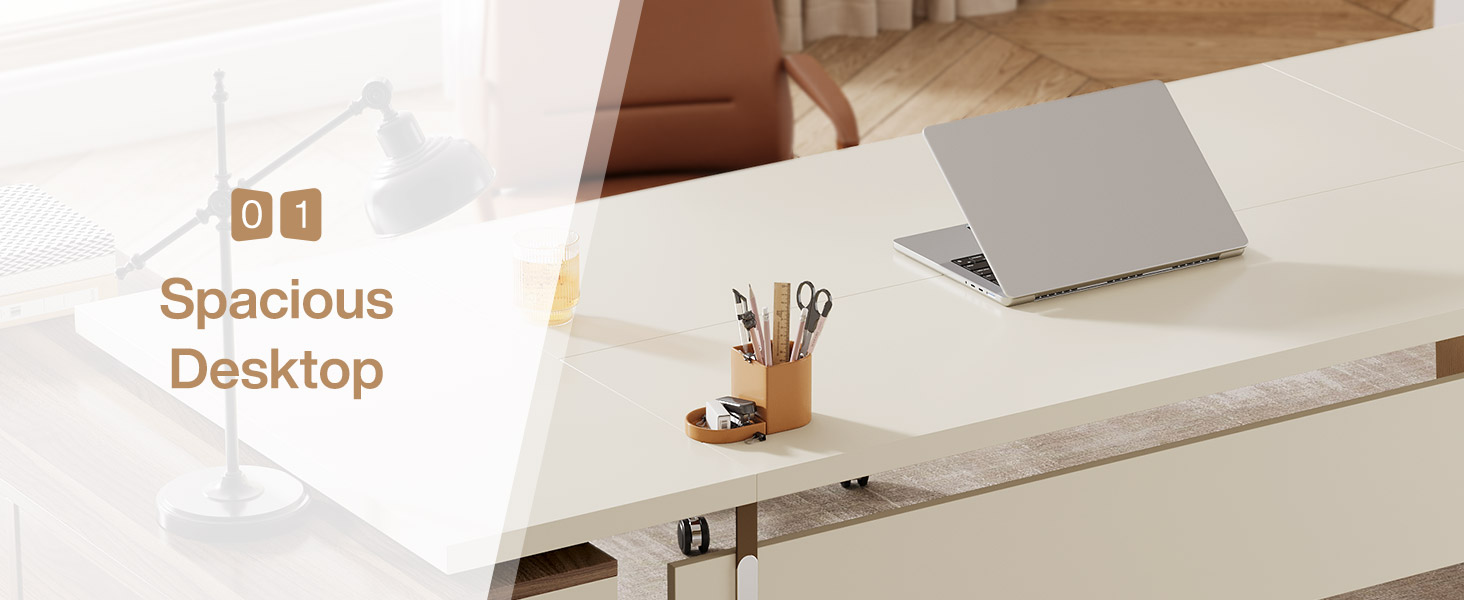 L shaped desk