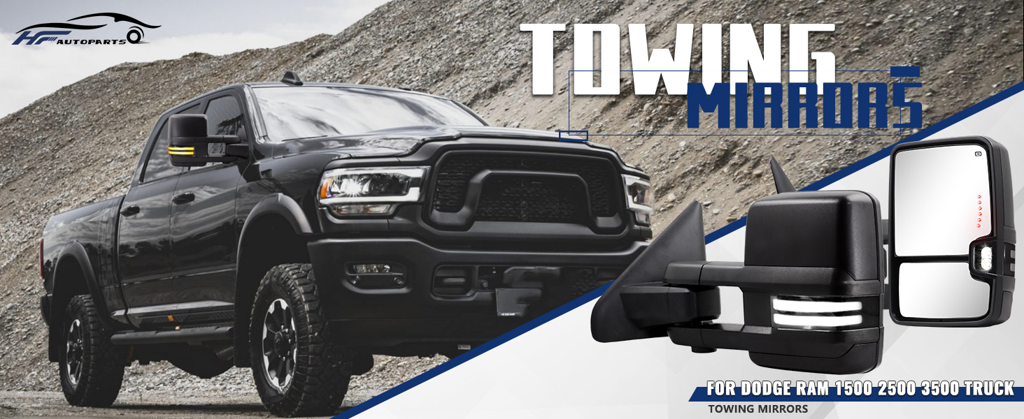 Switchback Towing Mirror Compatible with 20022008 Dodge