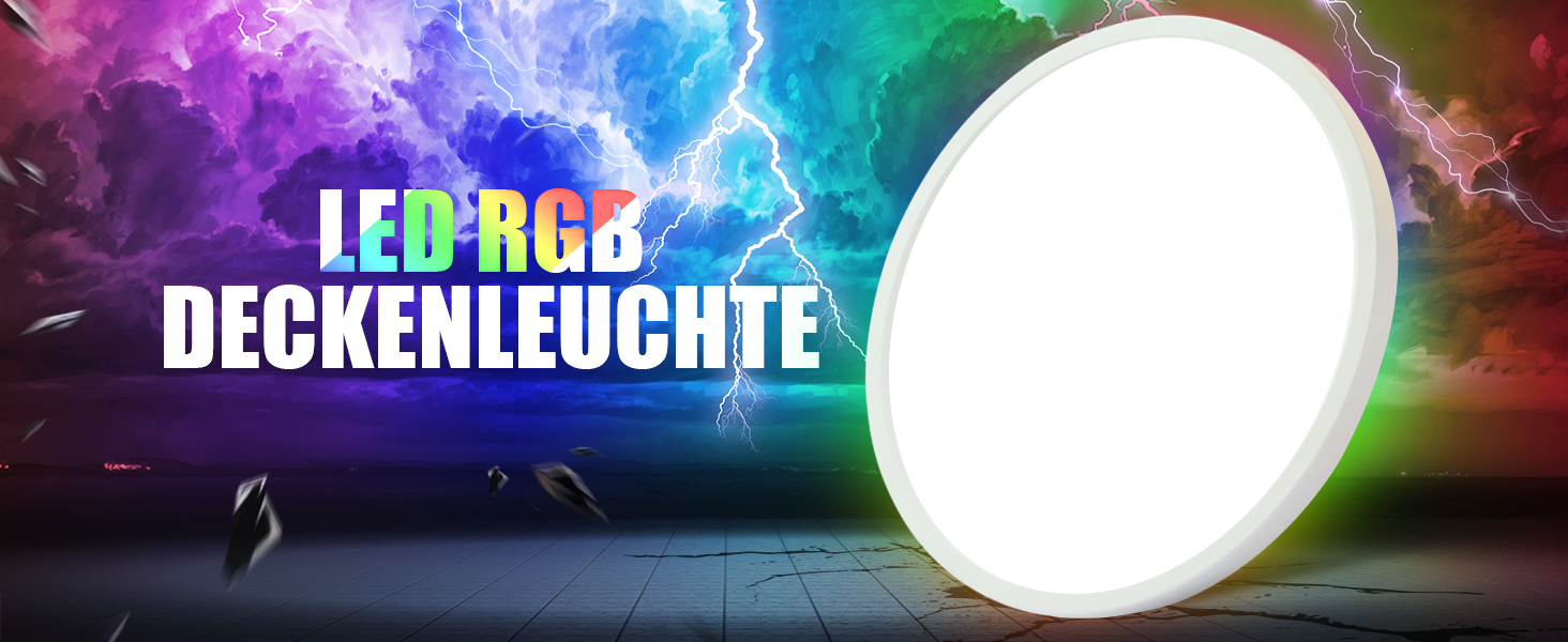 LED RGB Deckenleuchte