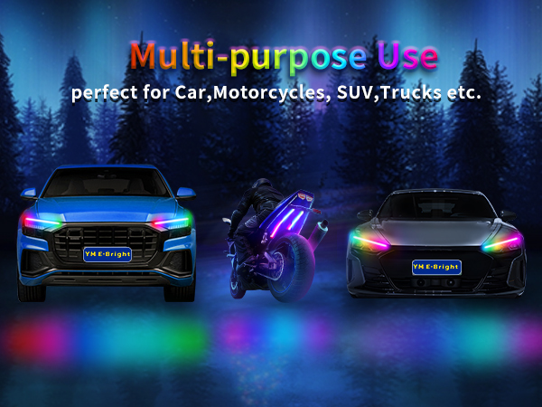 Eve LEDライト Amazon.com: YM E-Bright Sequential Turn Signal Blinkers