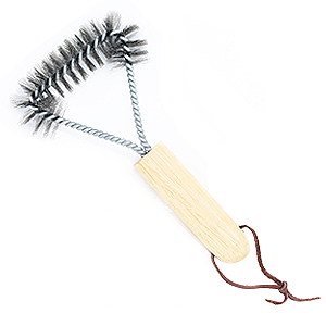grill brush included with rack