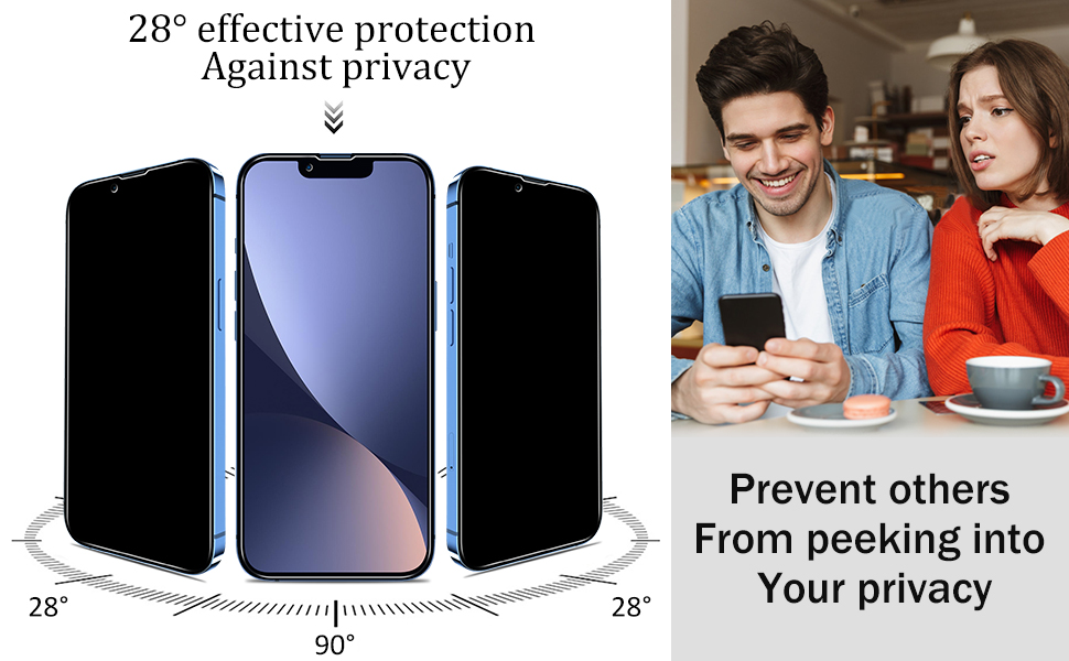 iphone privacy screen protector 13