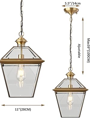 exterior pendant light