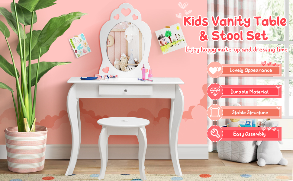 kids vanity girls vanity