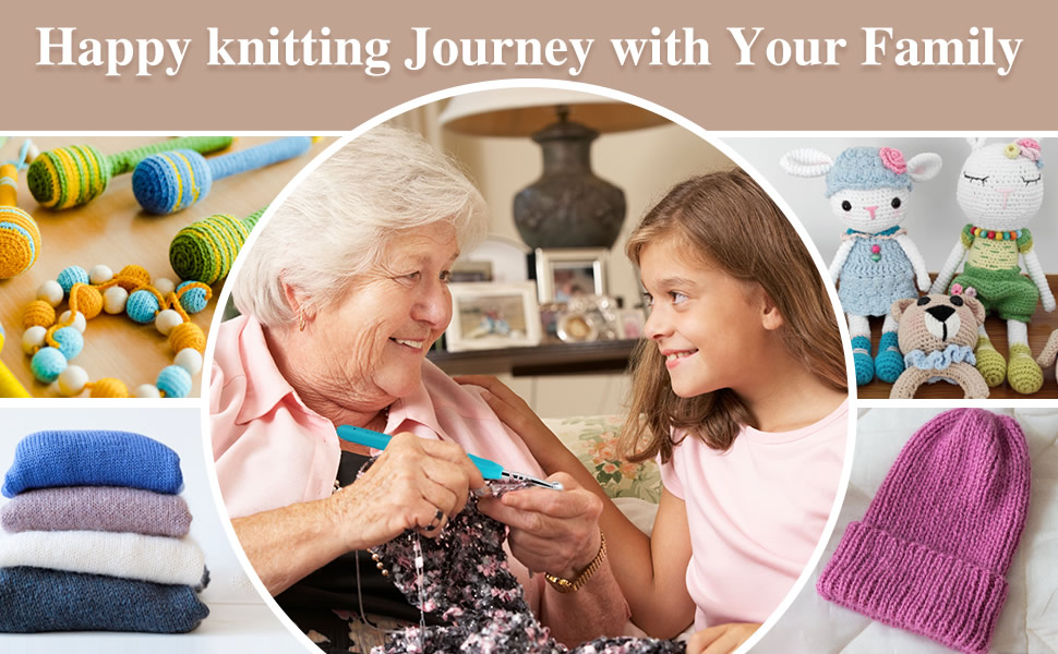 Dasonwin 33PCS Ergonomic Crochet Hook Set with Case