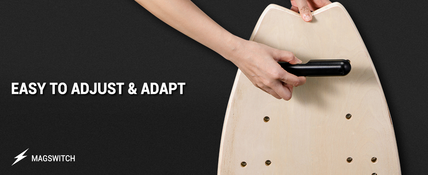 Sportneer Balance Board Trainer 7 Modes Wobble Board with Adjustable