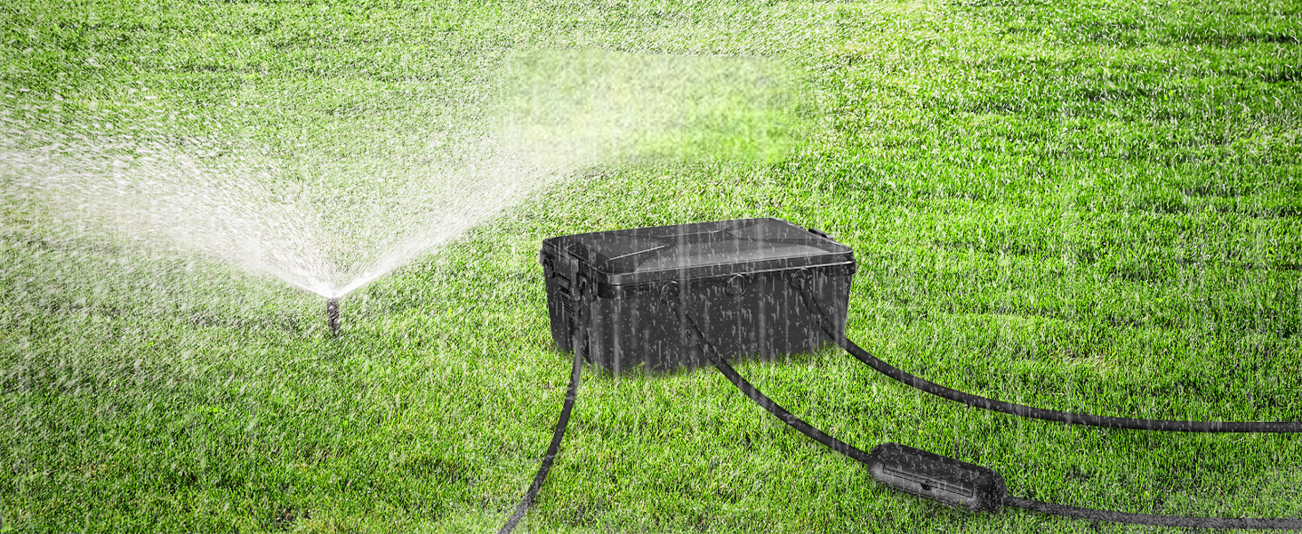 WILAWELS Outdoor Electrical Box, Weatherproof Power Cord Protector