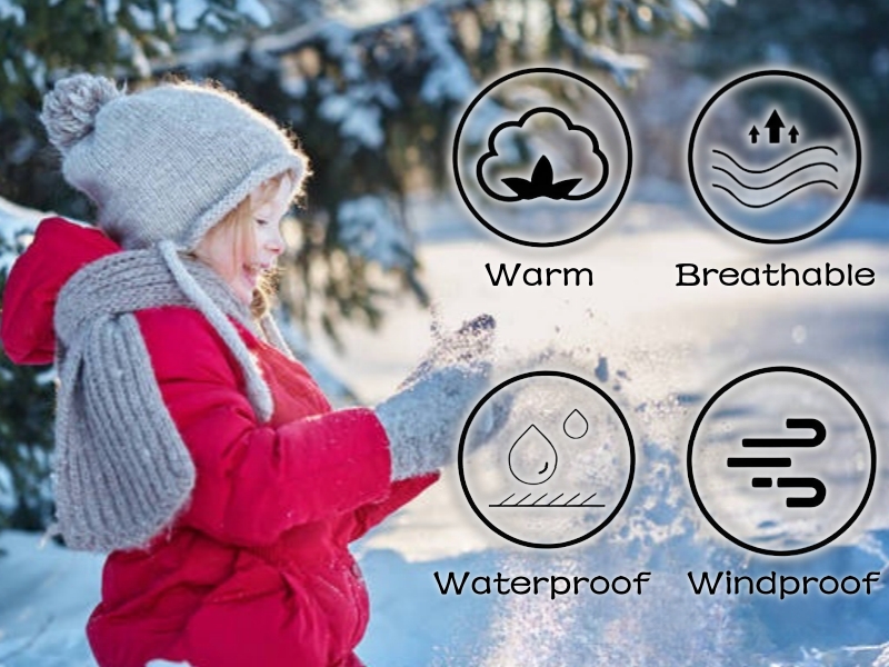 warm/breathable/waterproof/windproof