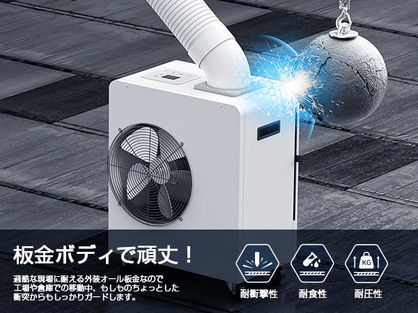 スポットクーラー 業務用 100v【2025業界初 液晶パネル】スポットエアコン Nayuoo スポットクーラー 業務用 100v【2025業界初 液晶パネル