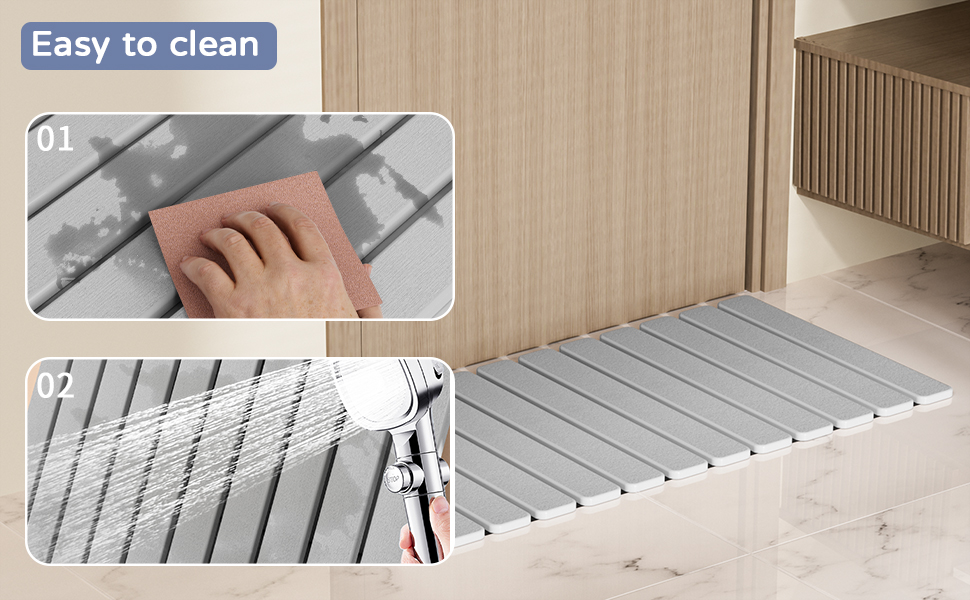 stone bath mat