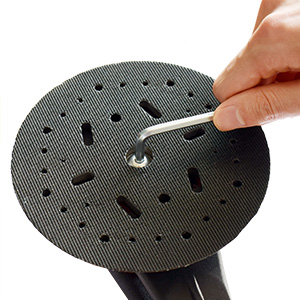 Polisseur De Voiture Ponceuse Orbitale Excentrique 150mm 350W Aléatoire Sans Balais MAXXT 3 A 2.5mm Multifonction à Vitesse Variable Avec 10 Feuilles De Papier Abrasif Pour Le Travail Du Bois, Le Pon 19 R7303