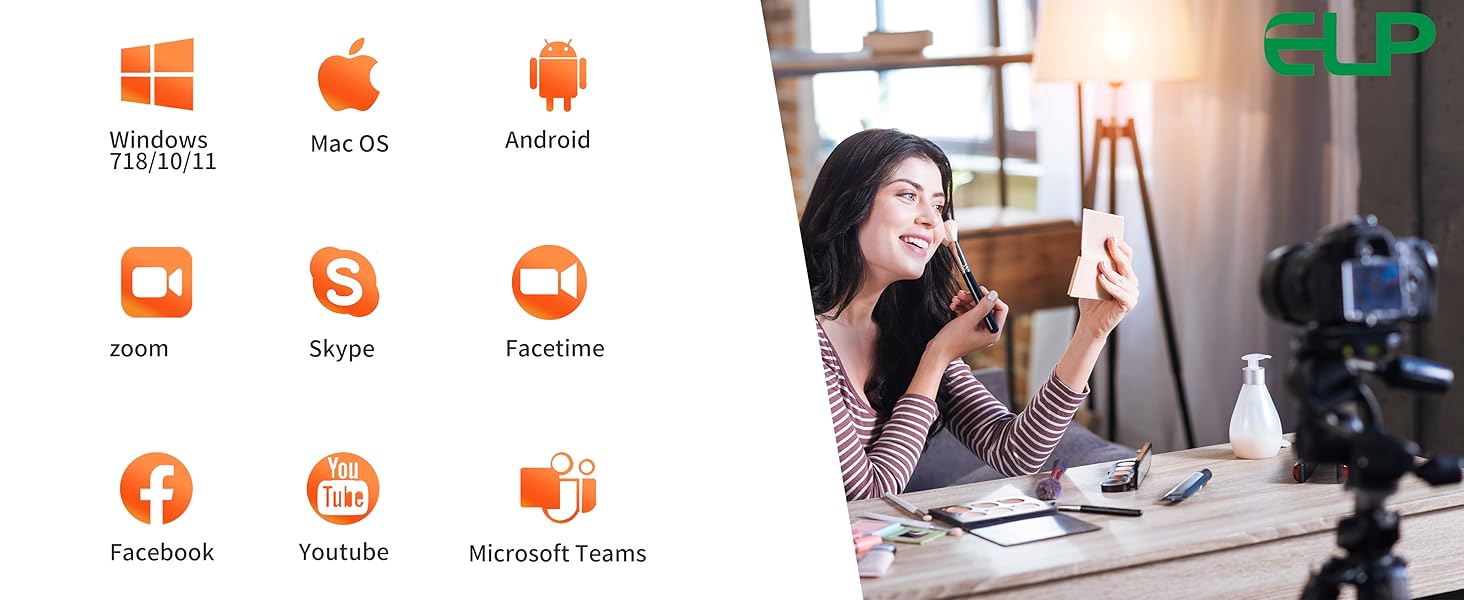 ELP 12X Zoom 4K 30fps USB Camera Module