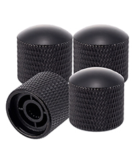 新品 ルブナー Rubner マンドリン用ペグ 黒檀 ゴールド×ブラック Amazon.com: 4Pcs Black Metal Guitar Control Knob Volume Tone