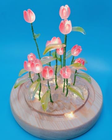 DIY tulip flower nightlight project