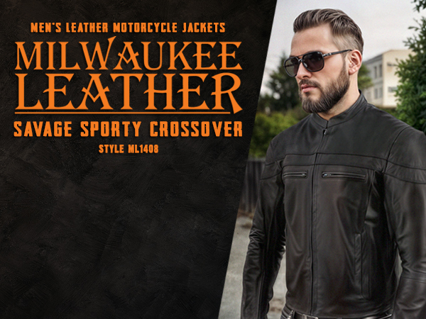 ミルウォーキー レザー ライダースジャケット Amazon.com: Milwaukee Leather Men's Premium Leather Vented