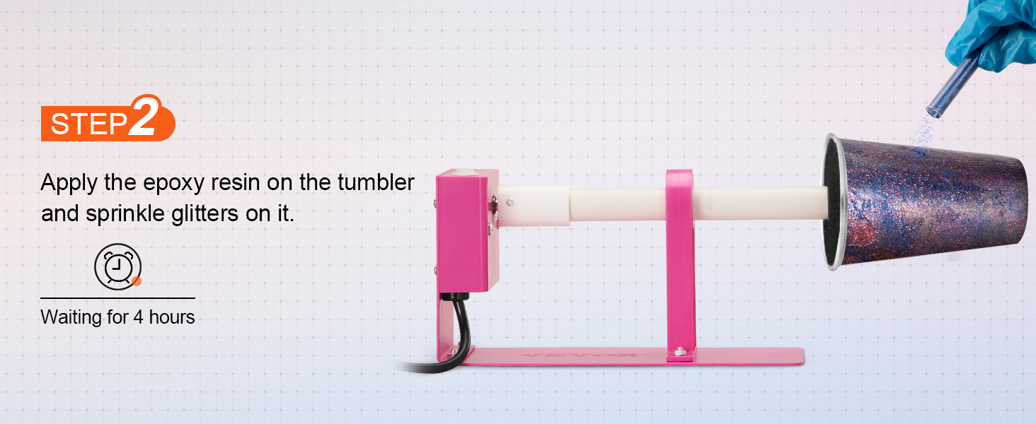 VEVOR Cup Turner for Crafts Tumbler, Tumbler Turner DIY