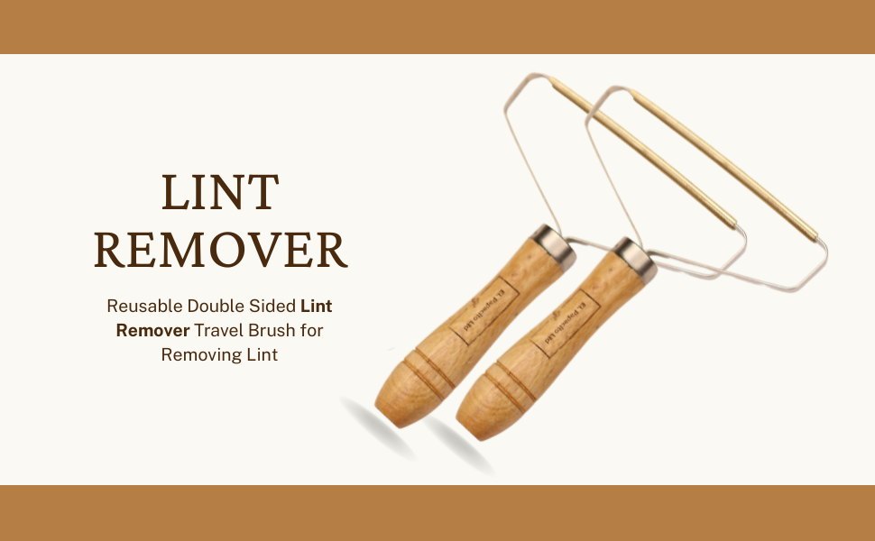 EL PAPACITO Lint Remover Carpet Carpet Scraper Lint Removers for Clothes Double Sided Copper