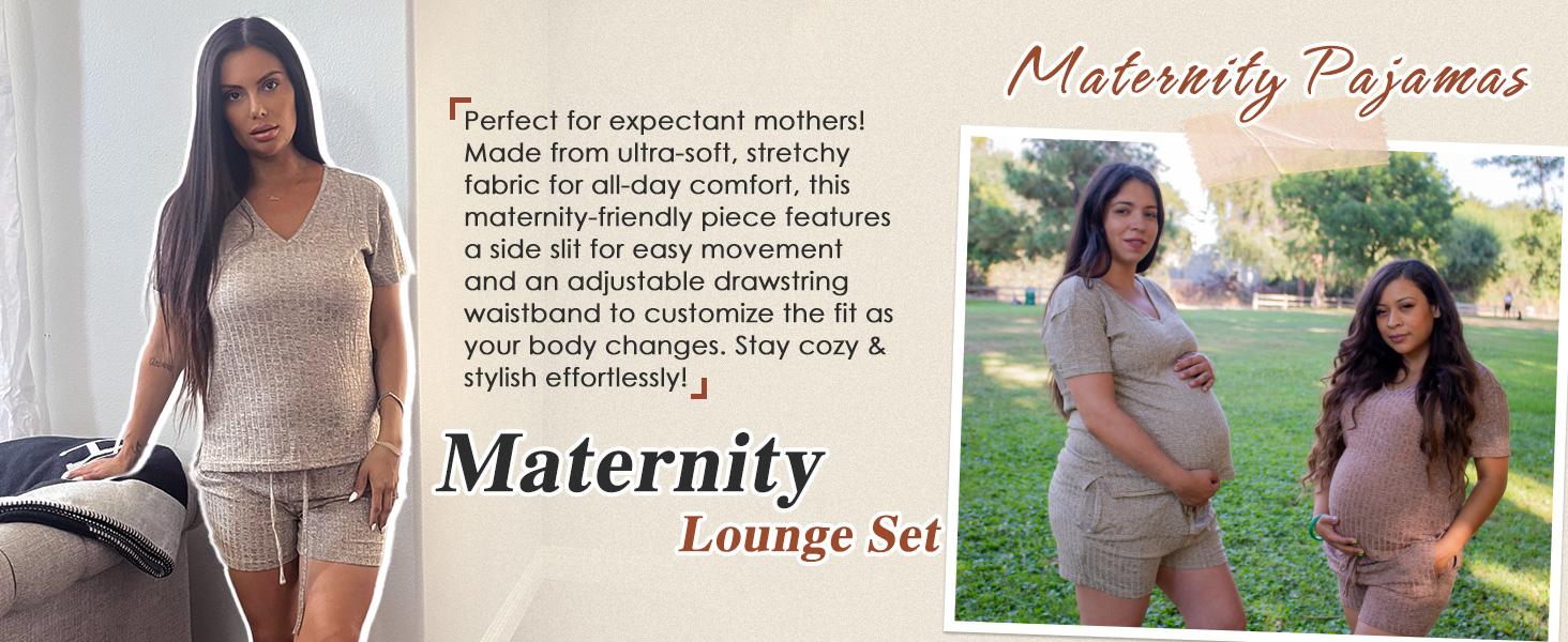maternity pajamas sets lounge sets pjs loungewear maternity outfits maternity lounge sets for women