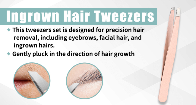 Ingrown hair tweezers