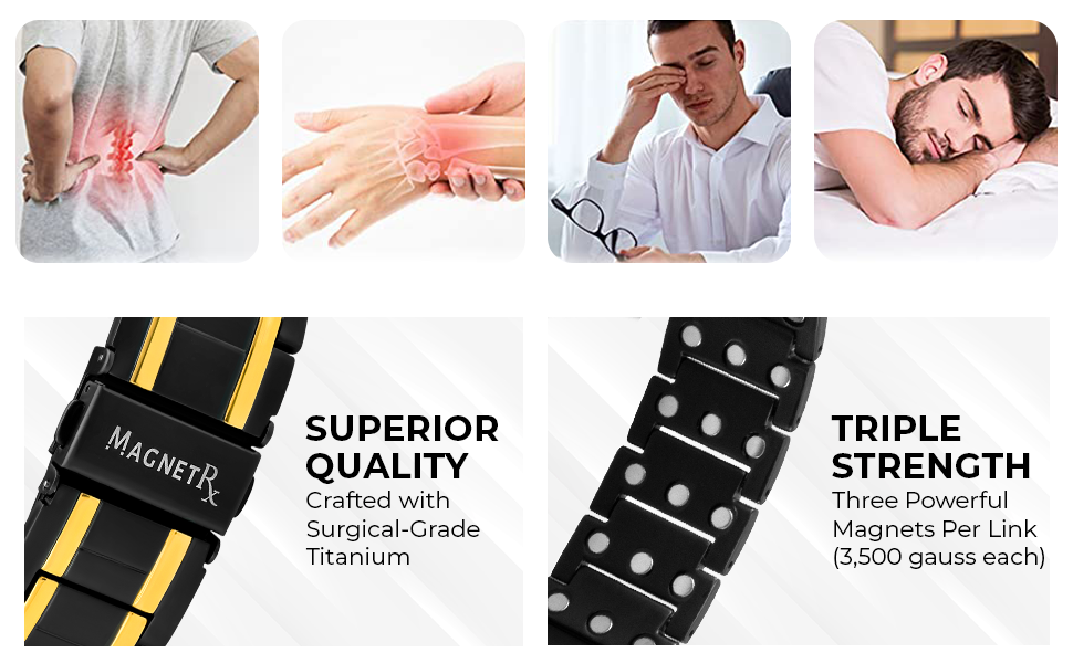 3X Strength Titanium Bracelet Bracelets