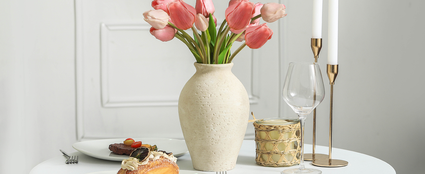 farmhouse vase ceramic vase vintage vases rustic vases for home decor