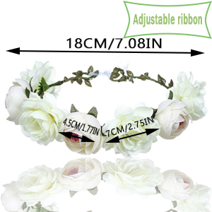 Blumen Stirnband Blumenkrone 