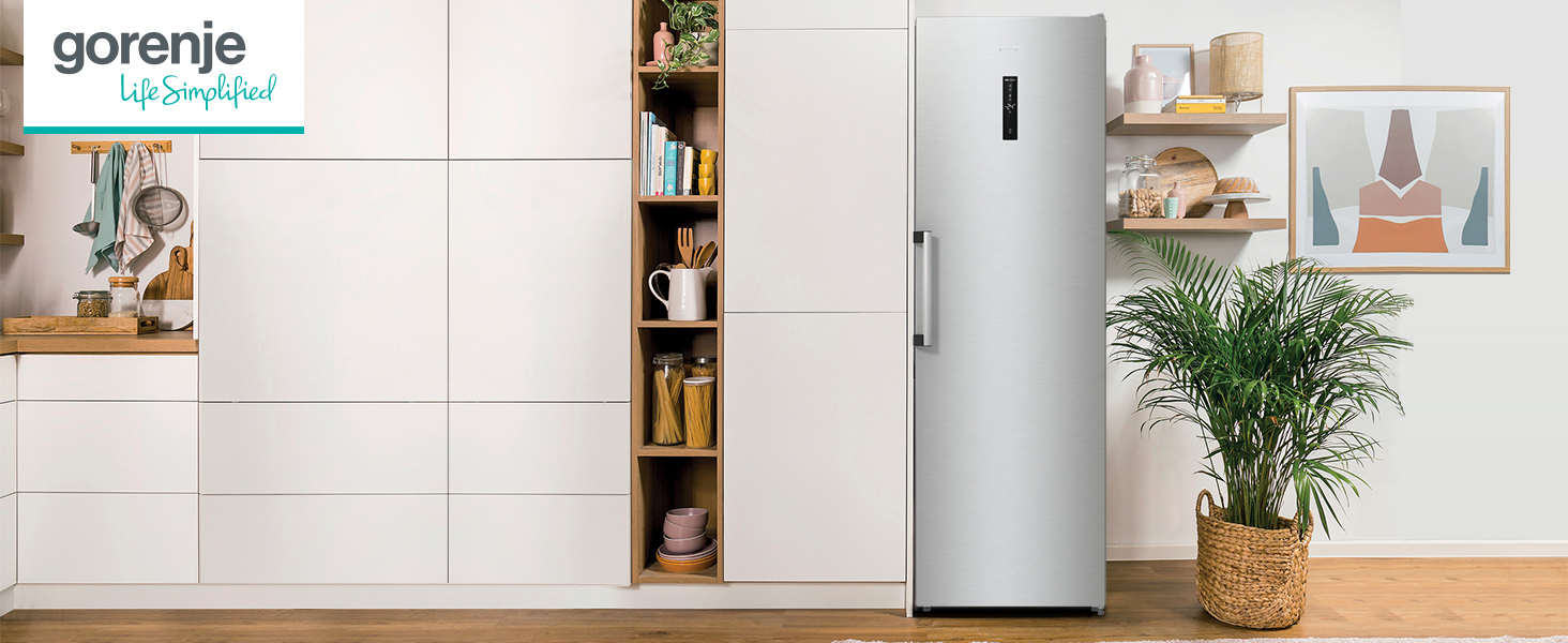 Congelator Gorenje, 280L, No Frost, Clasa D, Inverter Compressor, Fast Freeze, LED Display, Argentiu, FN 619 DAXL6 16 s