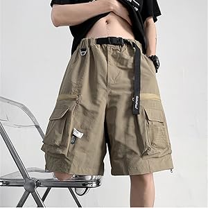 Amazon | [SHUMING]カーゴパンツ ショートパンツ メンズ