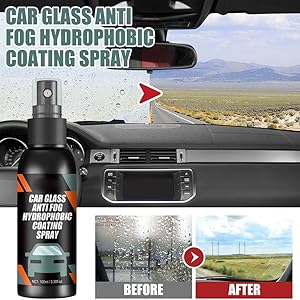 Anti fog spray for car