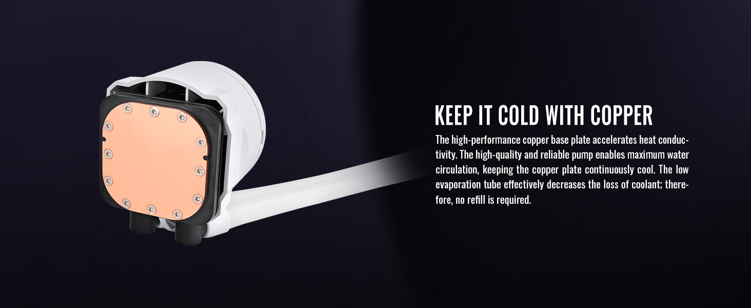 TH360 V2 Ultra ARGB Sync All-In-One Liquid Cooler - Snow Edition