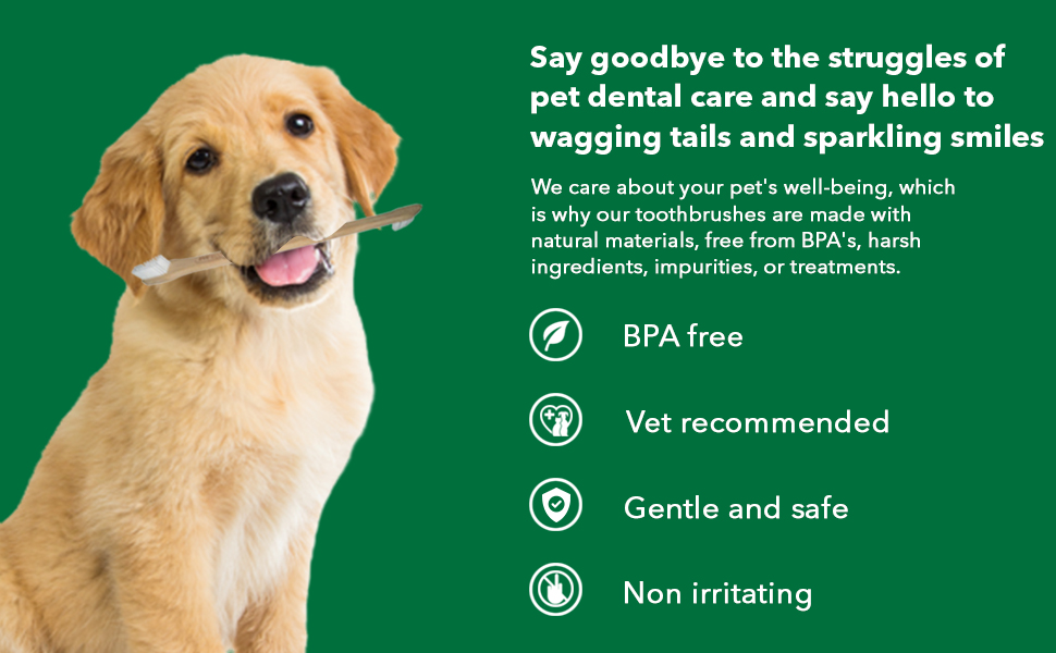 Bamboo Pet Toothbrush