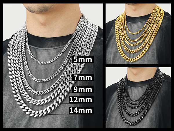 Cuban Link Chain Necklace for Men