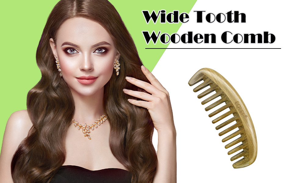 Wide Tooth Comb for Curls