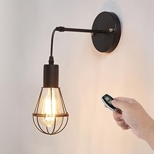 壁掛け照明　壁掛けアクセサリー掛け Amazon.co.jp : STGGTS コード付き壁掛け照明 電球付属 賃貸対応