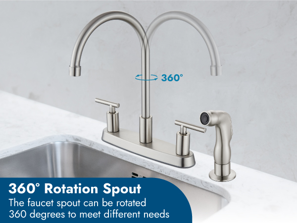 シンクウェイ　AT-AT BWE Single Handle Single Hole Low-Arc Bathroom Faucet