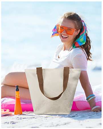 tote bag with zip