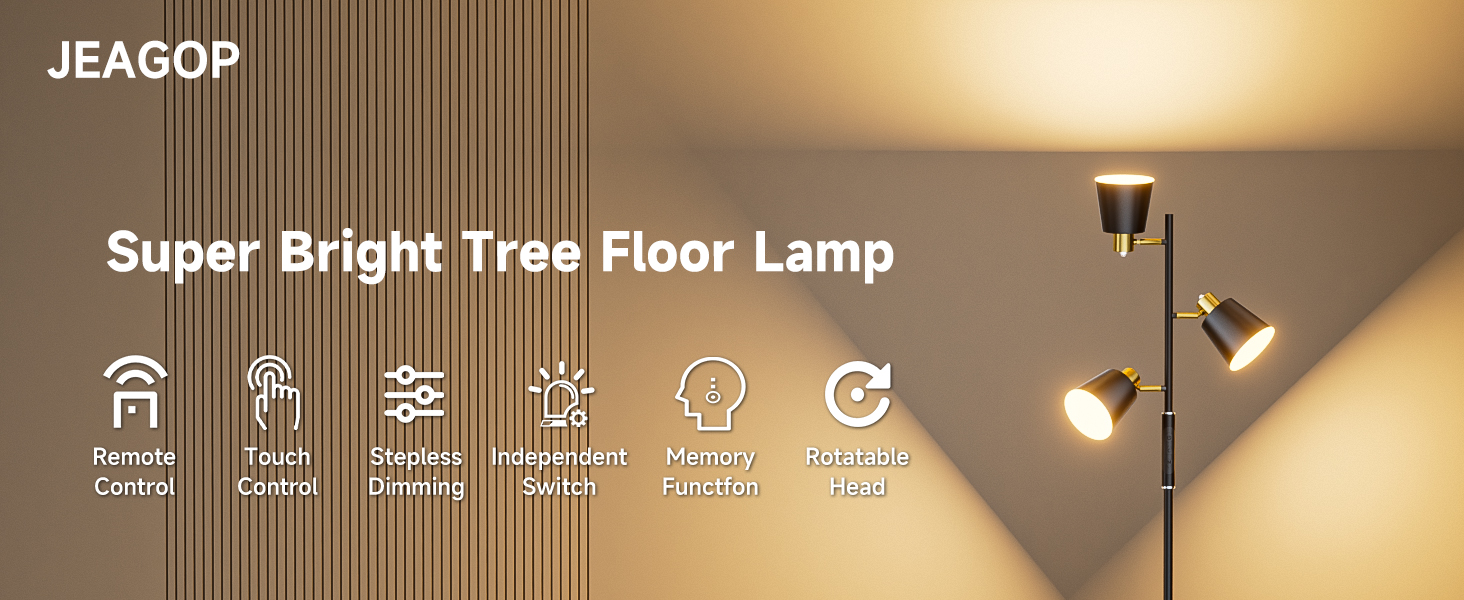 Jeagop tree floor lamp