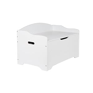 ottoman wooden storage chest bench stool seat trunk toy box bedding blanket lid