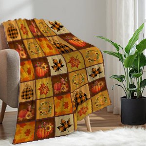 fall decorative throw blankets  for couch sofa bed living room outdoor thanksgiving autumn