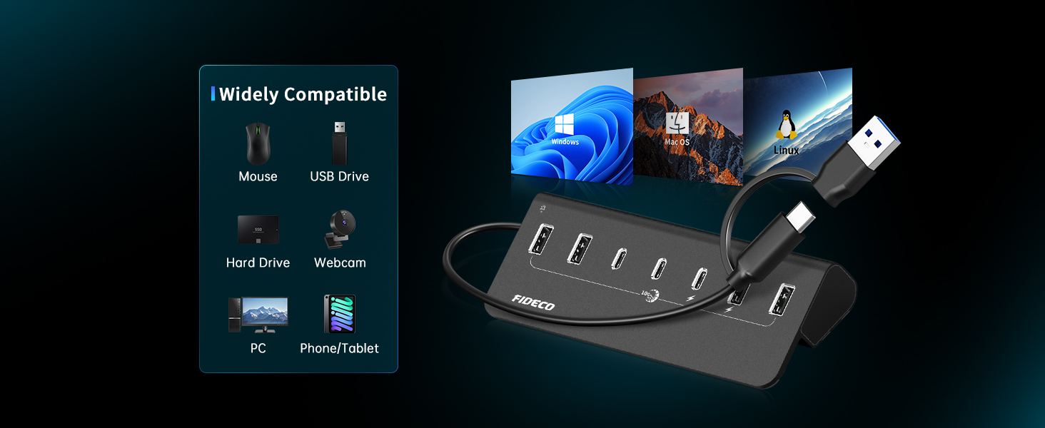 usb data hub powered