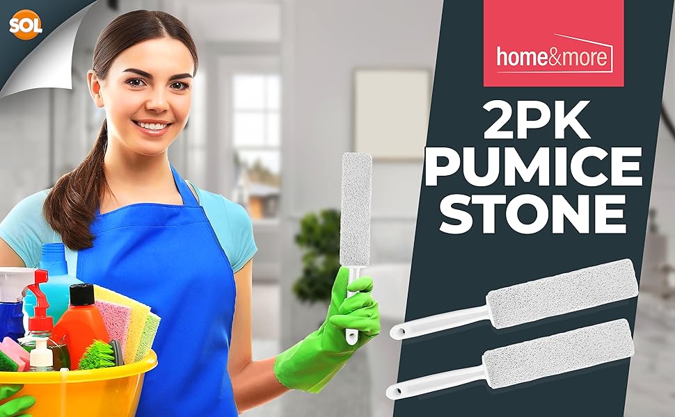 2pk Pumice Stone for Toilet Cleaning Removes Limescale, Toilet Pumice