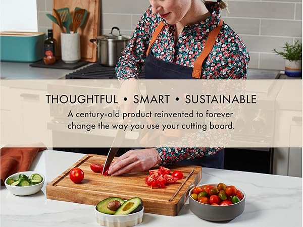 Thoughtful, smart, sustainable, cutting boards.