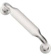 Alzassbg 10 Pack Brushed Satin Nickel Cabinet Handles, 3 Inch(76mm) Hole Centers Arch Modern Cabi...