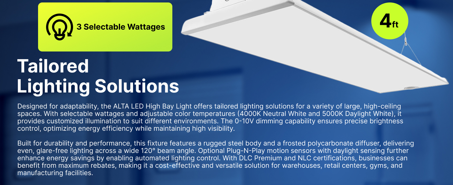 Konlite ALTA LED High Bay Lights
